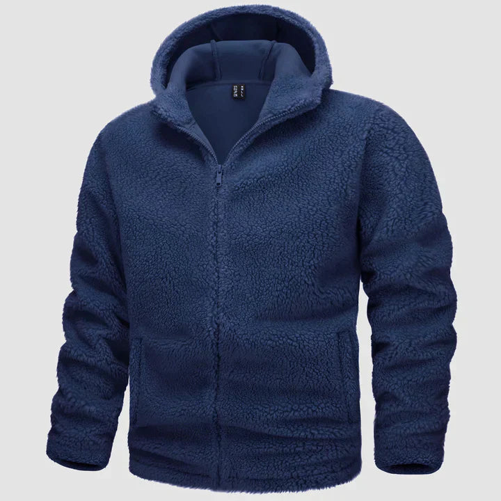 Men's fleece winter hoodie