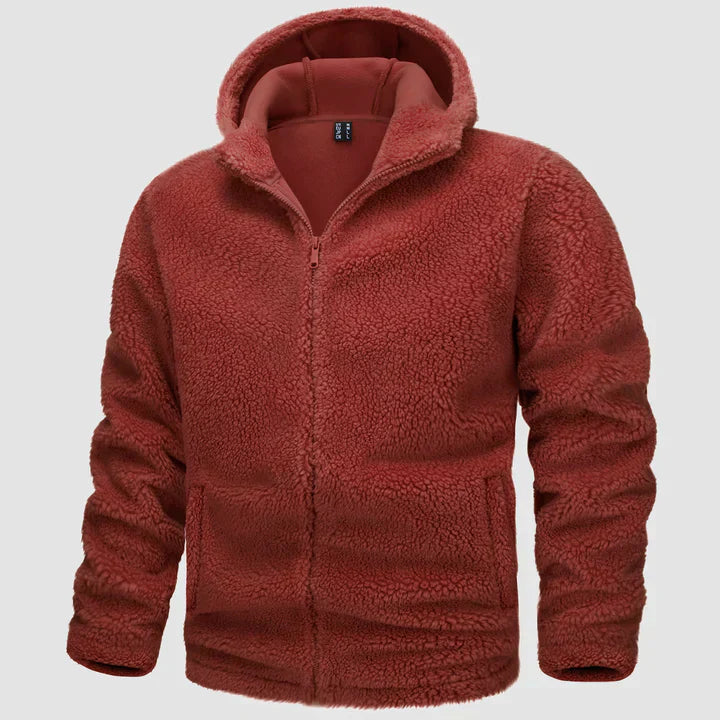 Men's fleece winter hoodie