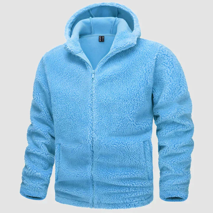Men's fleece winter hoodie