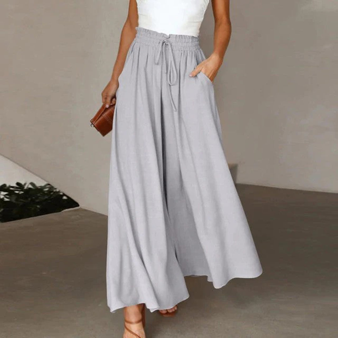 Chantal - Wide Leg Drawstring Pants
