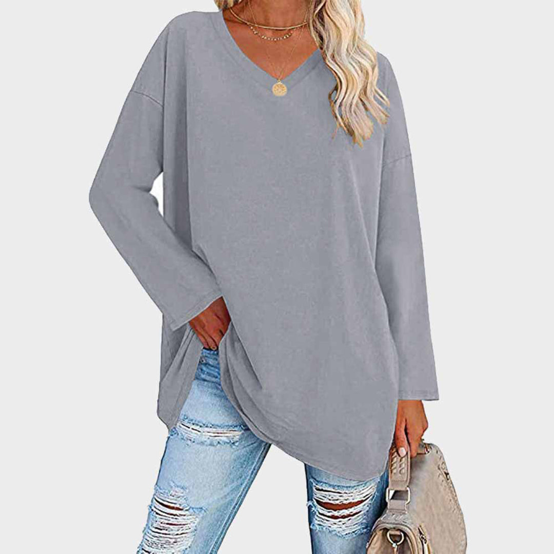 Fashion Street | Elegant Women's Top with Long Sleeves