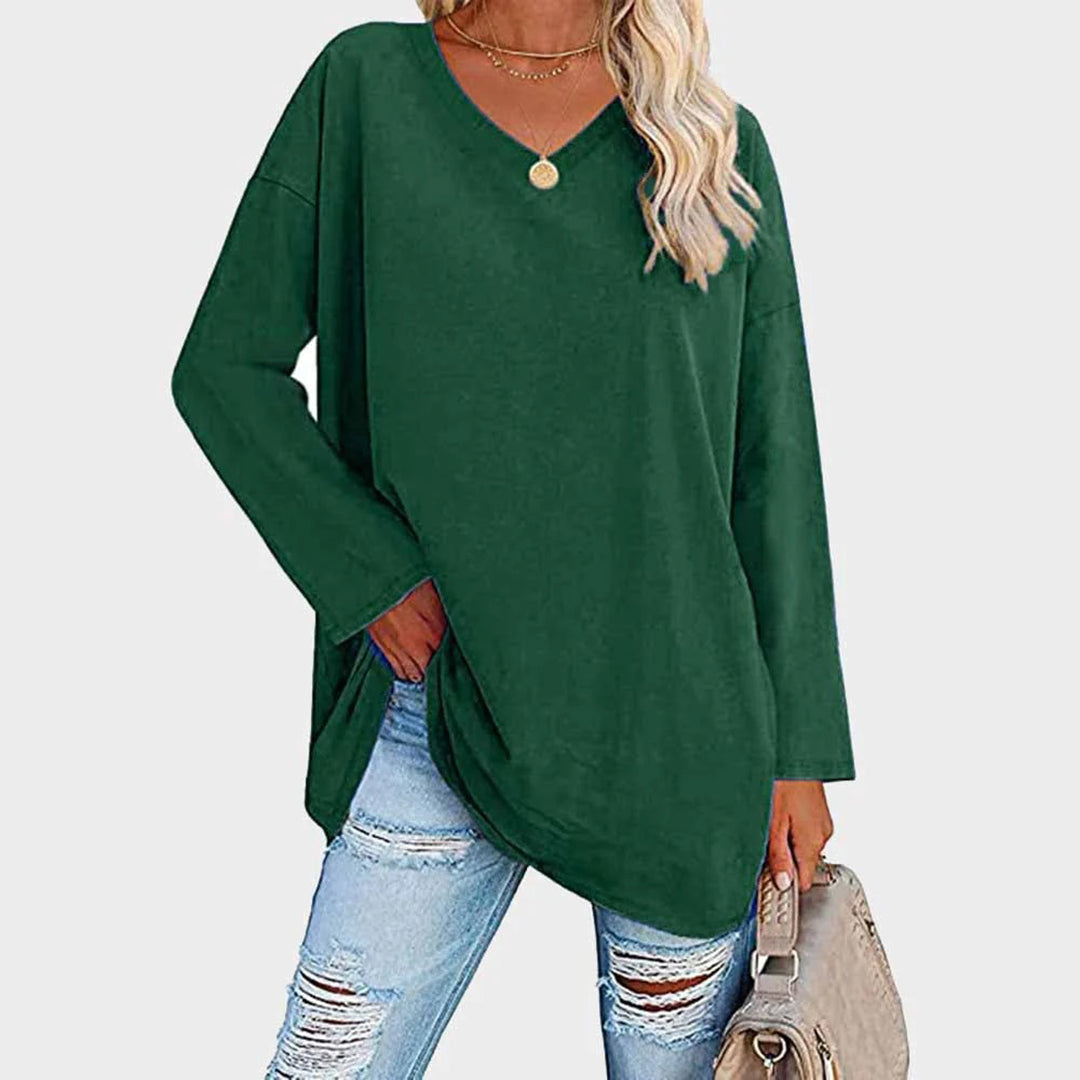 Fashion Street | Elegant Women's Top with Long Sleeves
