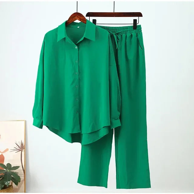 Anna - Two-Piece Wide Leg Set