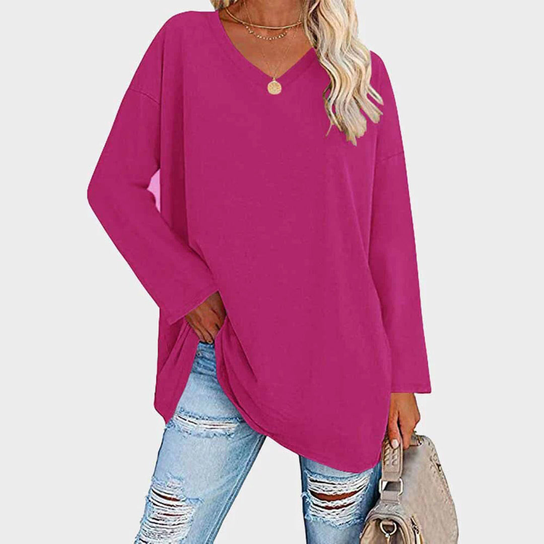 Fashion Street | Elegant Women's Top with Long Sleeves
