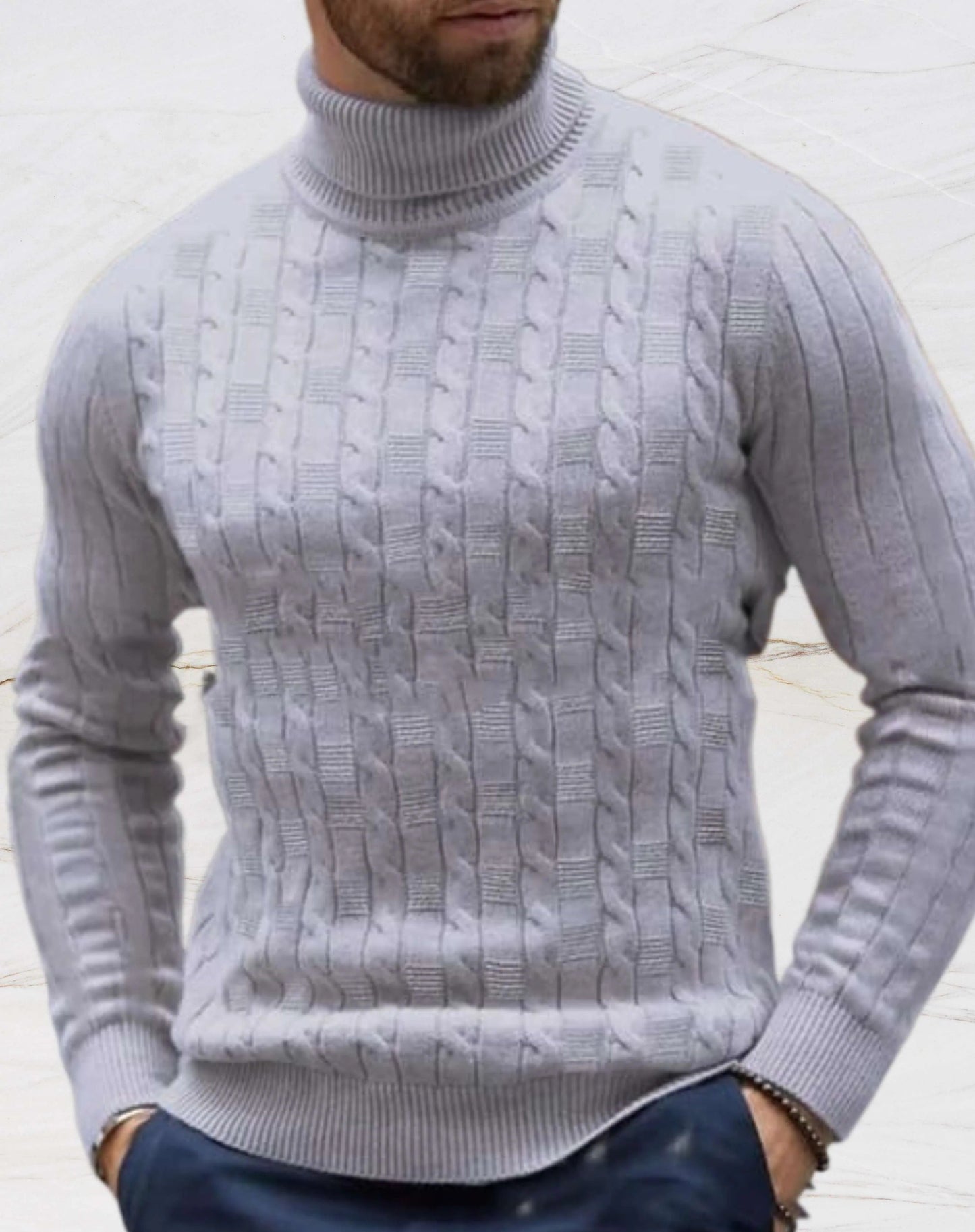 Chic Turtleneck Knitted Sweater | Perfect for Everyday Wear