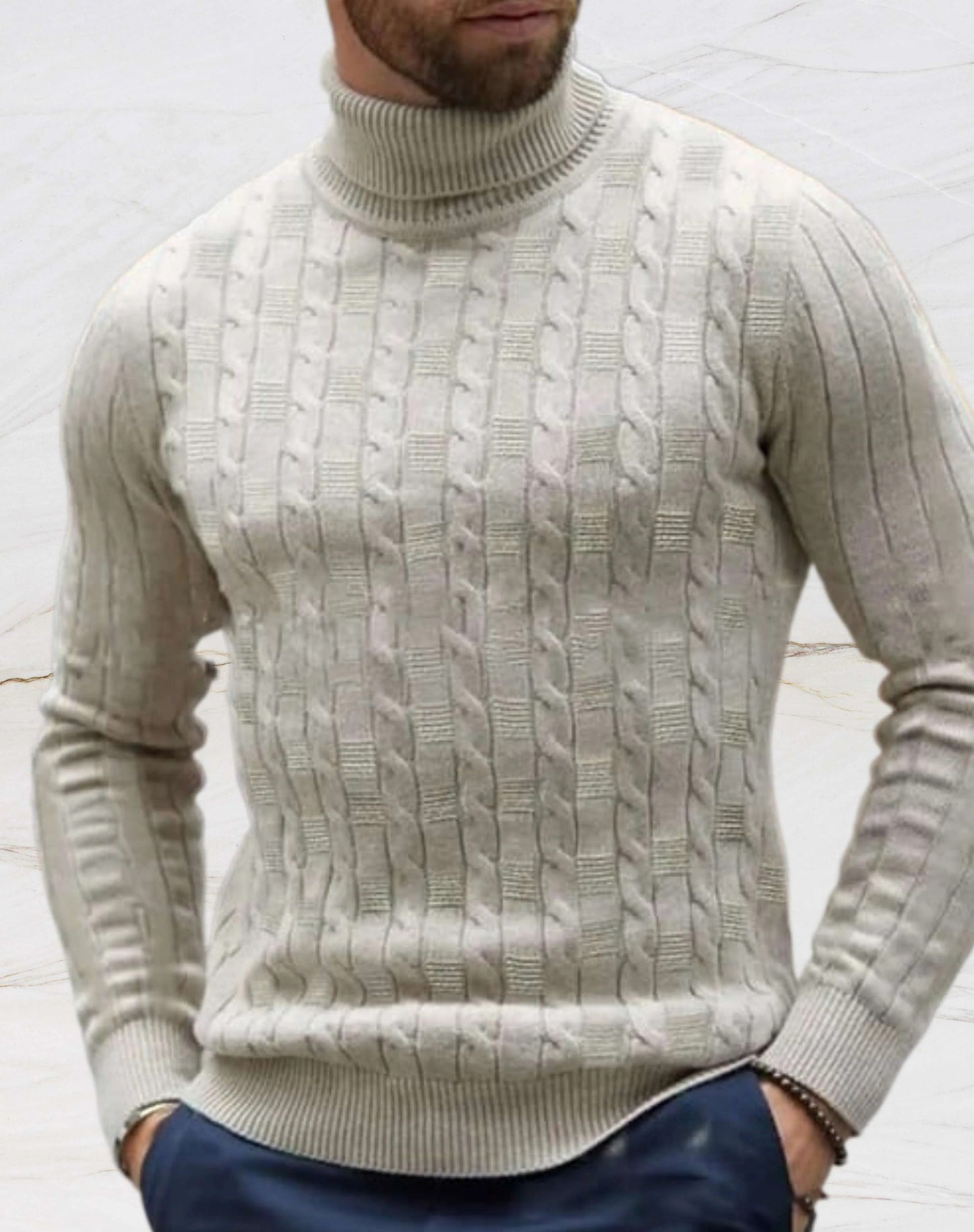 Chic Turtleneck Knitted Sweater | Perfect for Everyday Wear