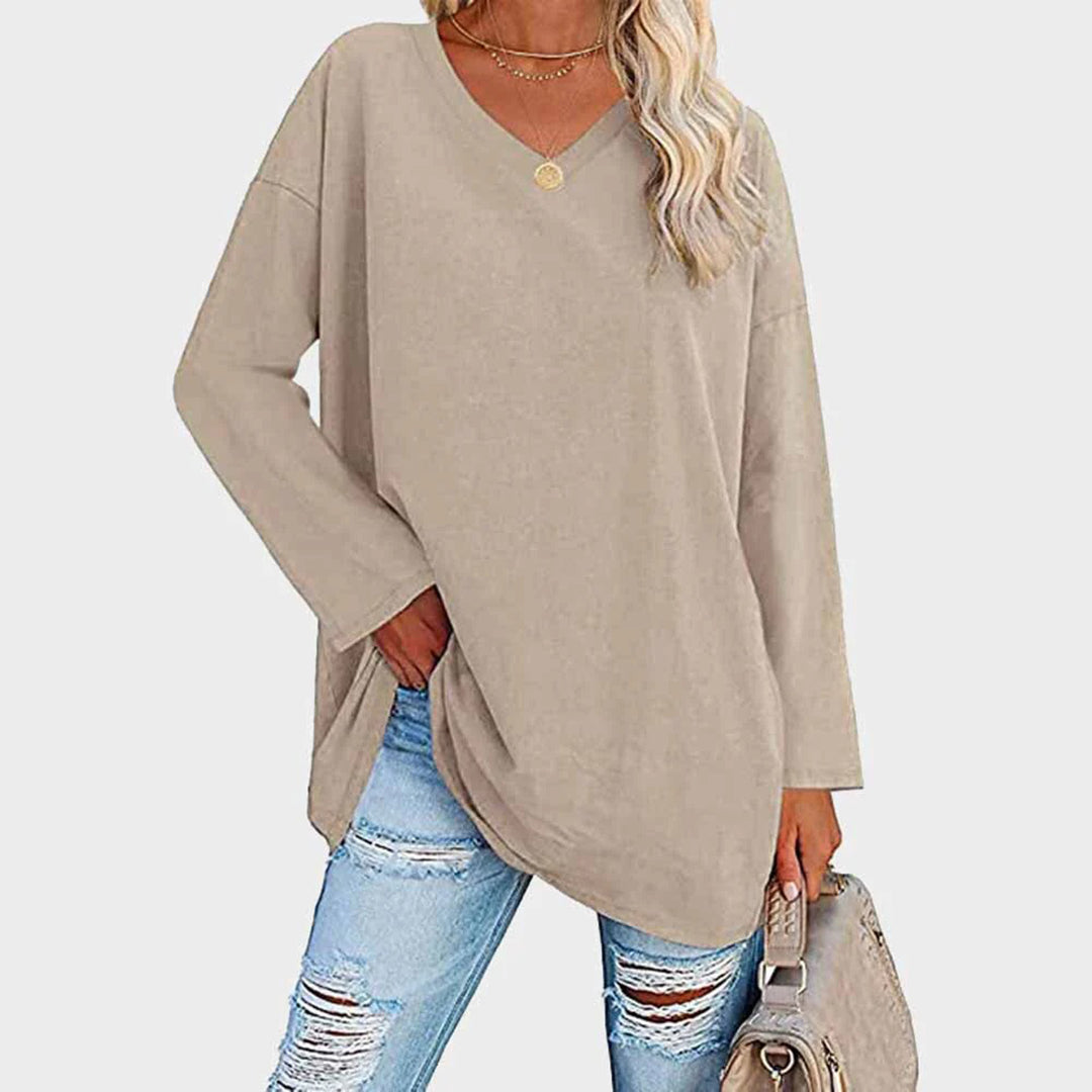 Fashion Street | Elegant Women's Top with Long Sleeves