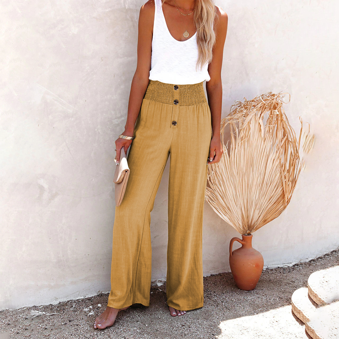 Hilla - High Waist Trousers
