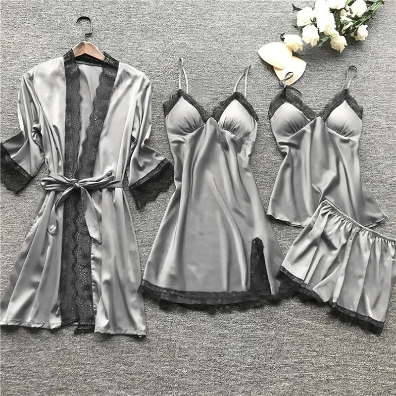 Louisa | Satin Pajama Set