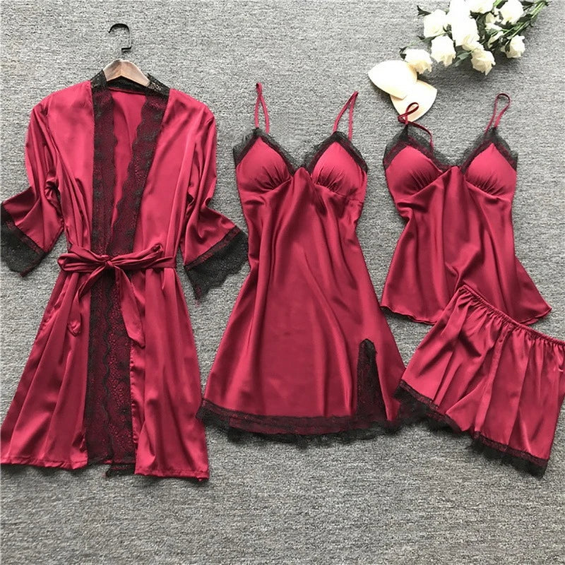 Louisa | Satin Pajama Set
