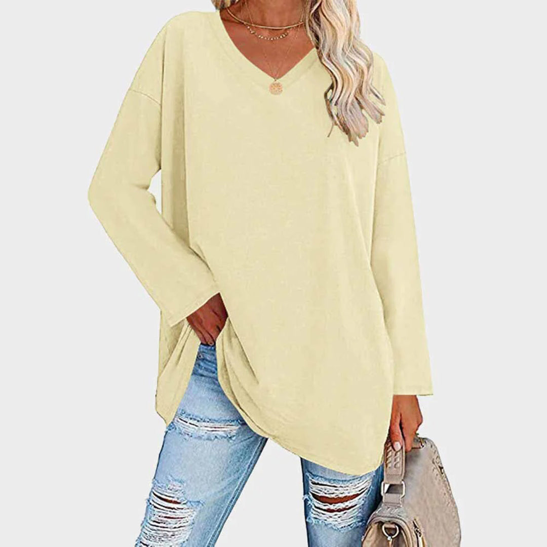 Fashion Street | Elegant Women's Top with Long Sleeves