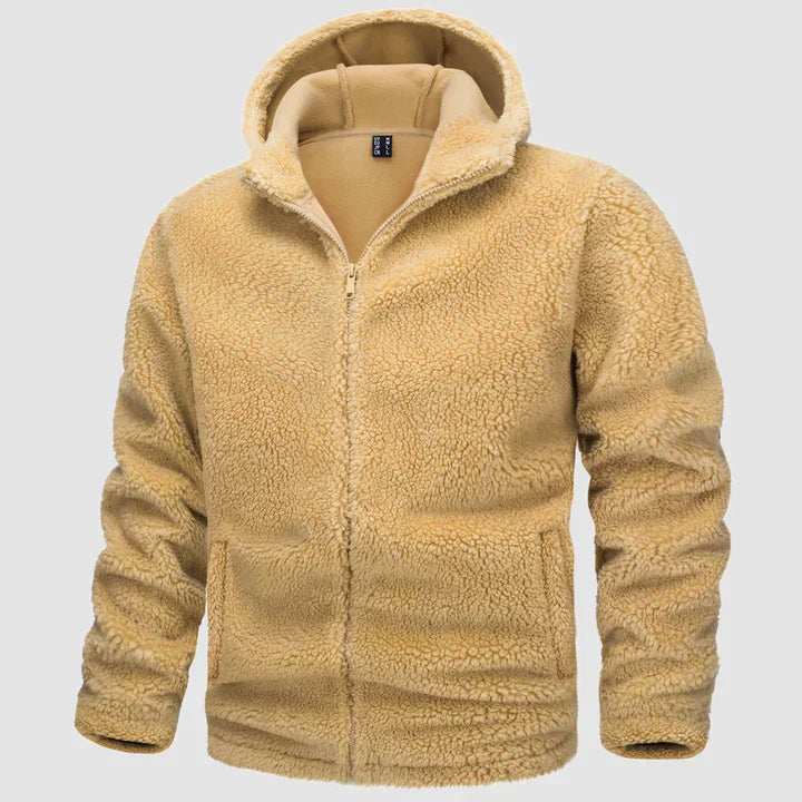 Men's fleece winter hoodie