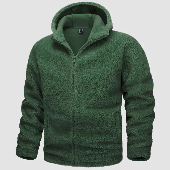Men's fleece winter hoodie