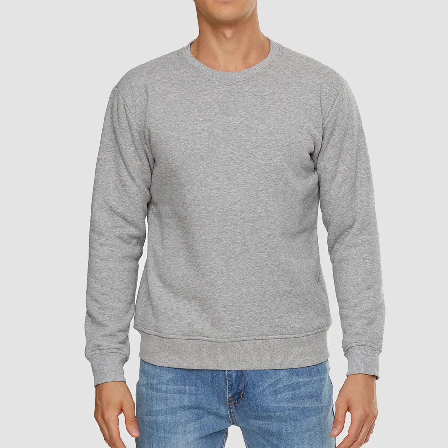 Men's e-lined fleece sweatshirt