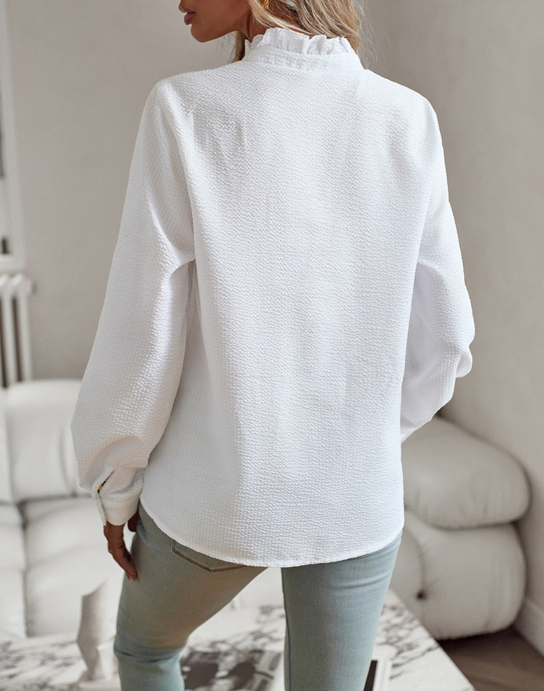 Lissanne | Elegant Long Sleeve Blouse