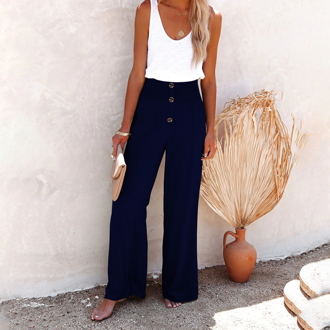 Hilla - High Waist Trousers