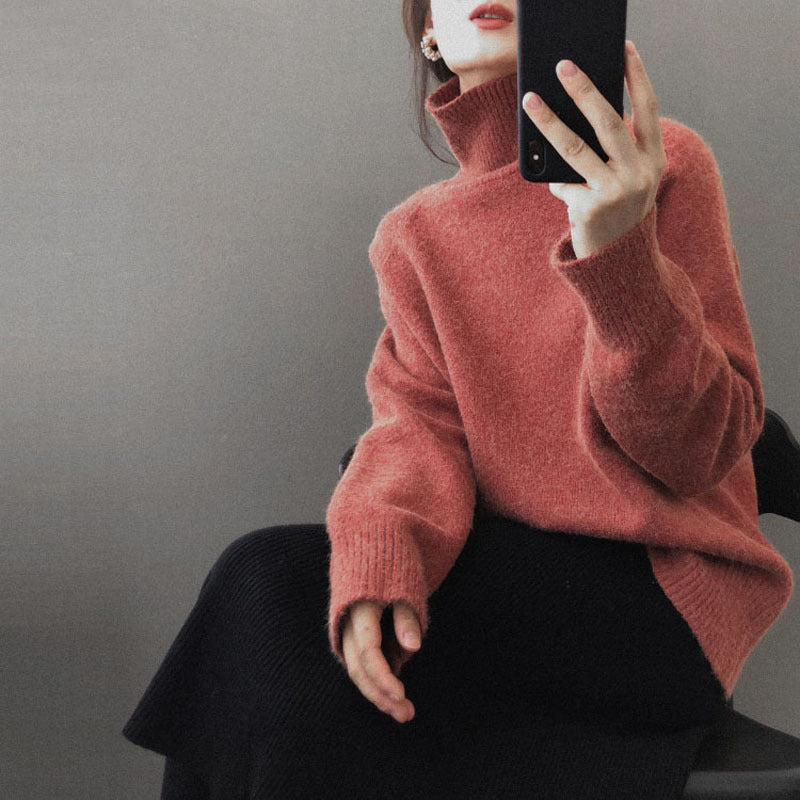 Riva Lefèvre | Fashionable Women's Sweater with High Neckline