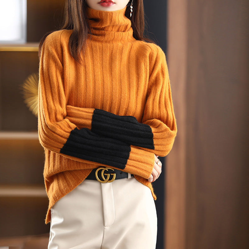 Isabelle Moreau | Casual Turtle-Neck Sweater