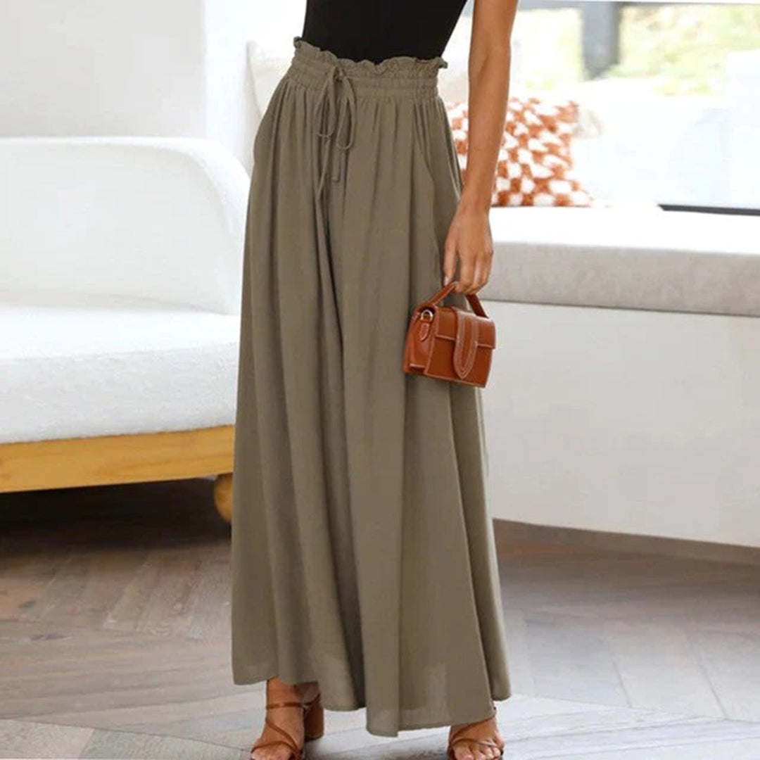Chantal - Wide Leg Drawstring Pants