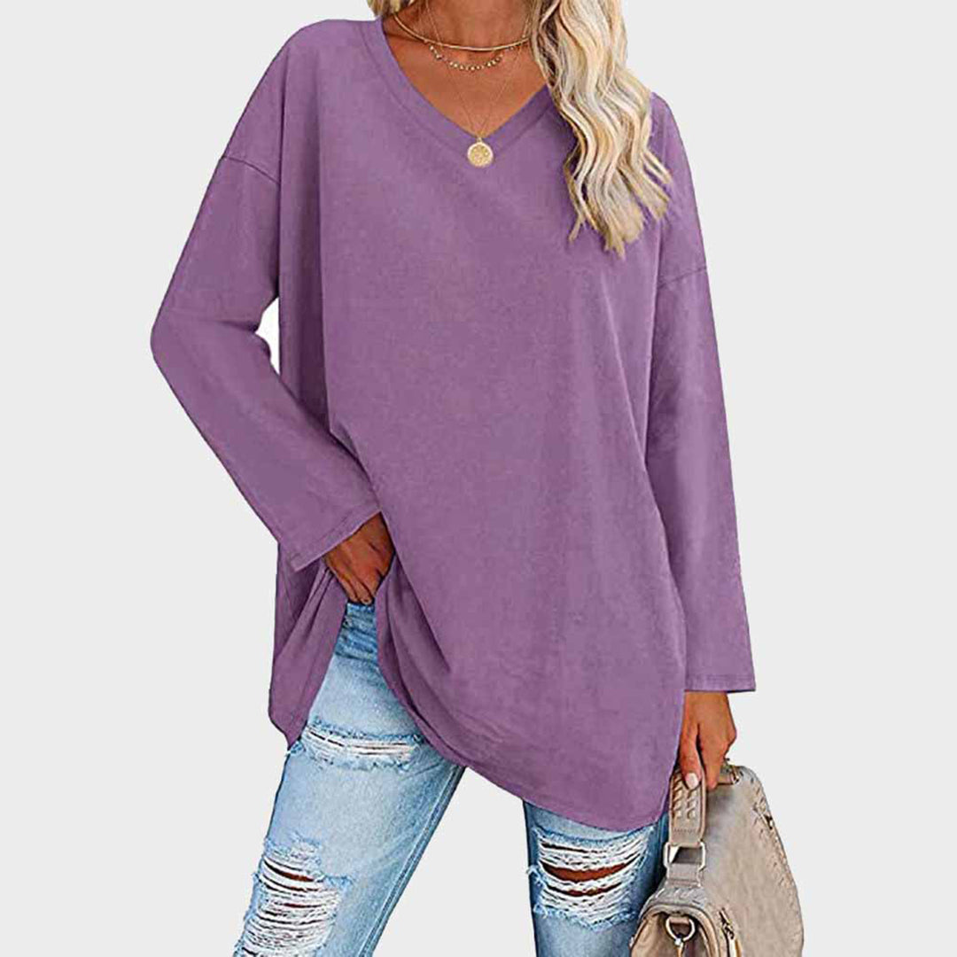 Fashion Street | Elegant Women's Top with Long Sleeves