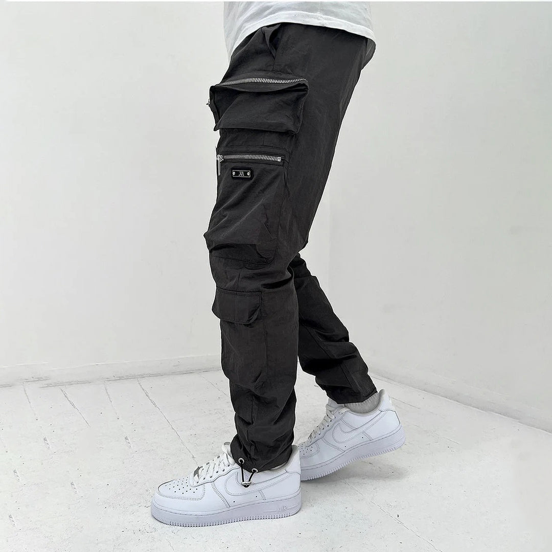 Chase - Cargo Pants - Classic - Black/Grey, Versatile Design - Everyday Use