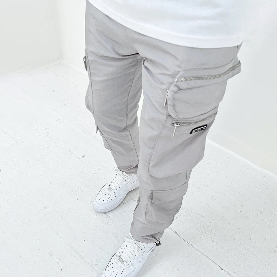 Chase - Cargo Pants - Classic - Black/Grey, Versatile Design - Everyday Use