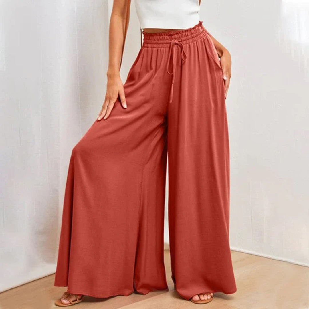 Chantal - Wide Leg Drawstring Pants