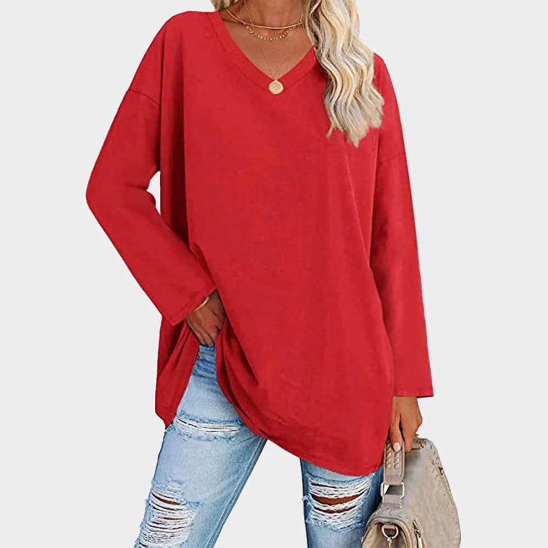 Fashion Street | Elegant Women's Top with Long Sleeves