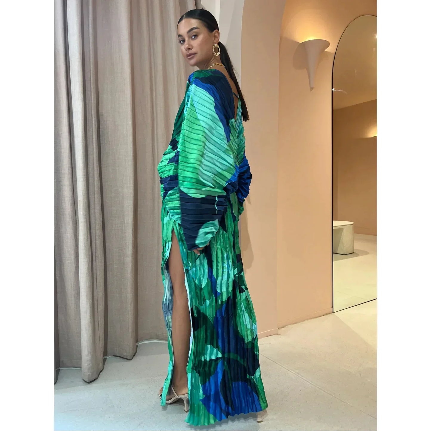 Eva Pleated and Elegant Dress