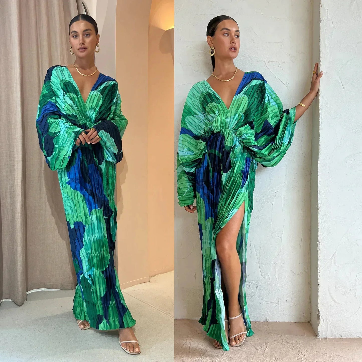 Eva Pleated and Elegant Dress