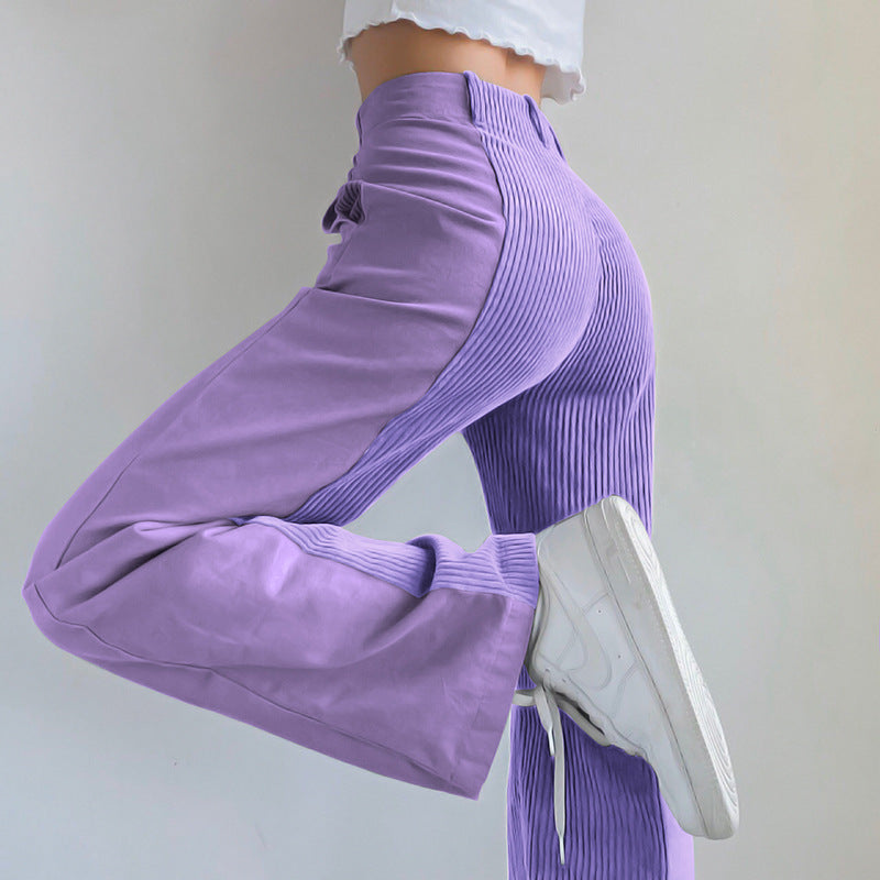 Amelie - Stylish Corduroy Pants