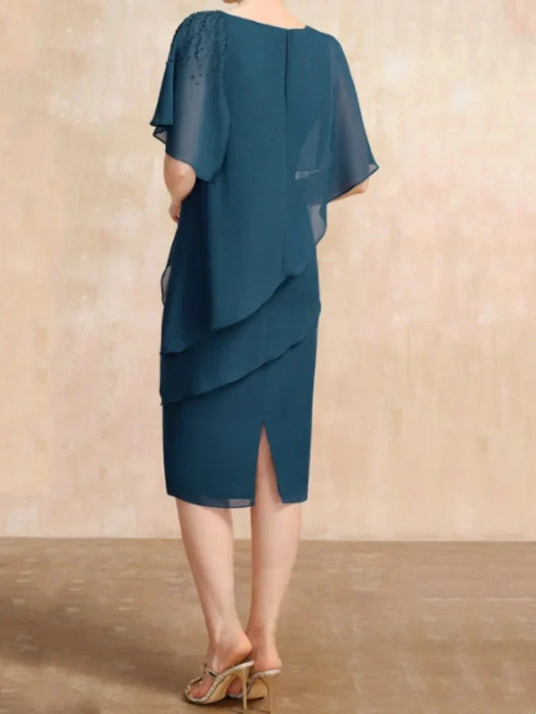 Micaela I Long chiffon dress