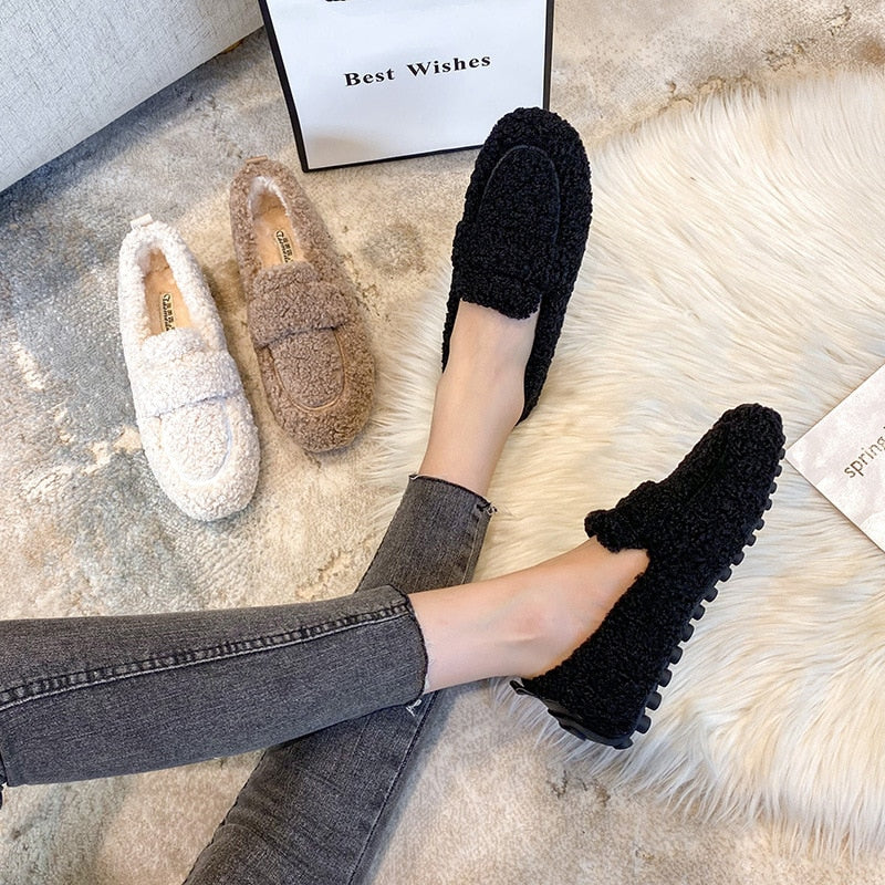 Élodie Lavin - Plush slippers with flexible soles