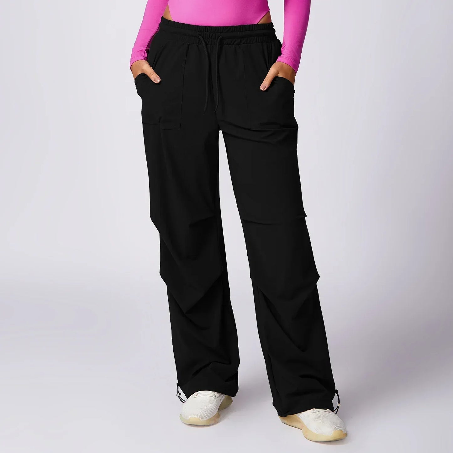 Donna | Casual Pants With Elastic Waistband and Pockets For Women