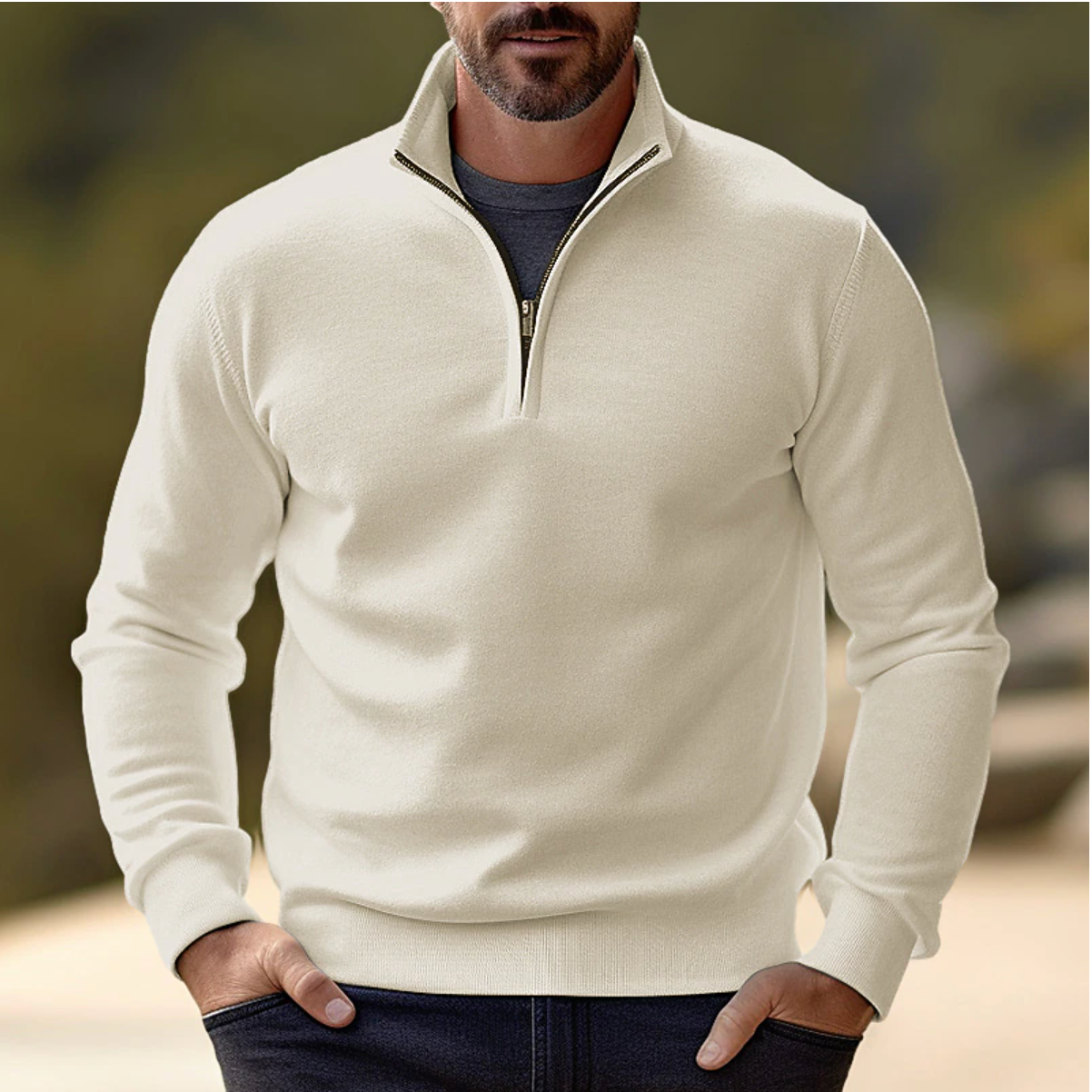 Samuel | Casual Half-Zip Sweater