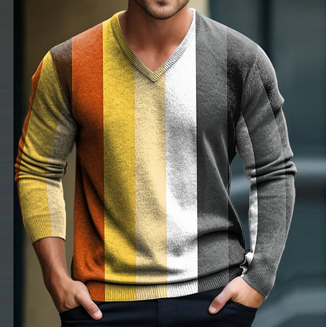 Retro vintage jumper for men