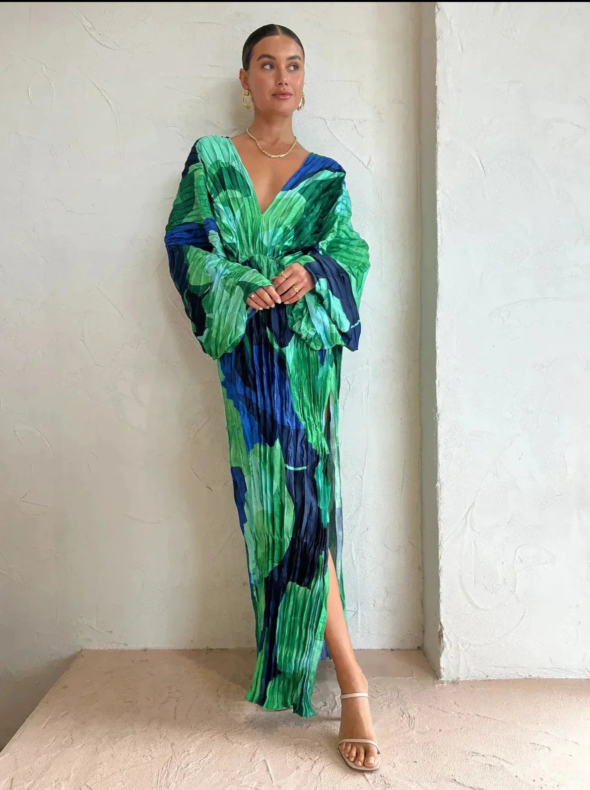 Eva Pleated and Elegant Dress
