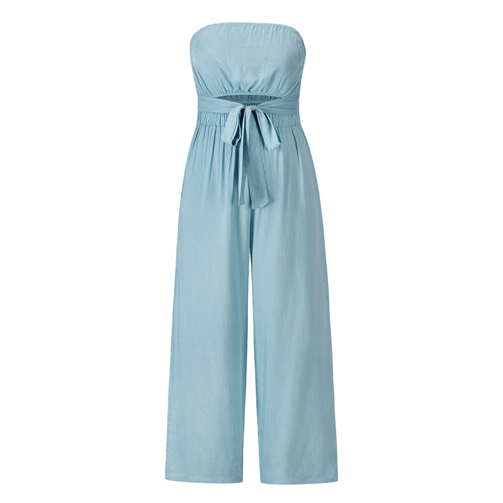 Janet – Stylish Backless Wide-Leg Jumpsuit