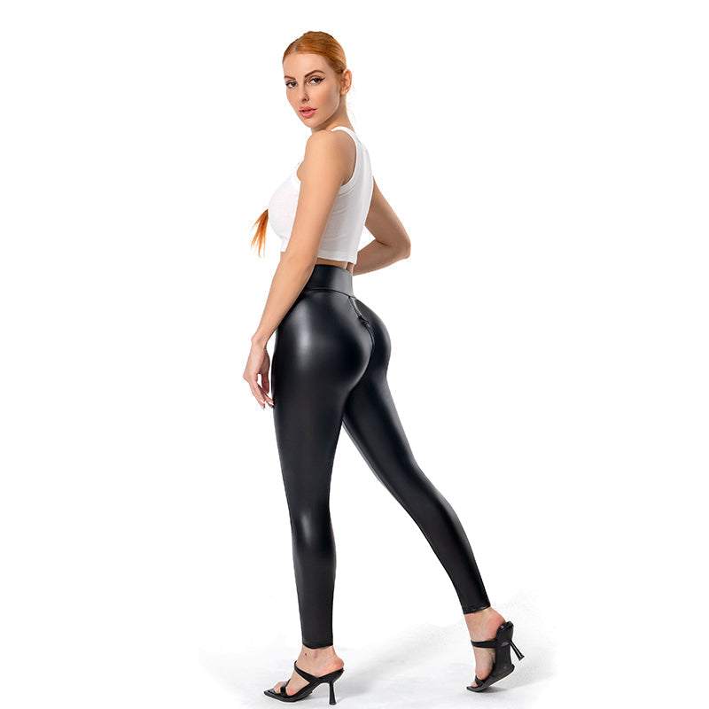 Indy - Matte Leather Pants
