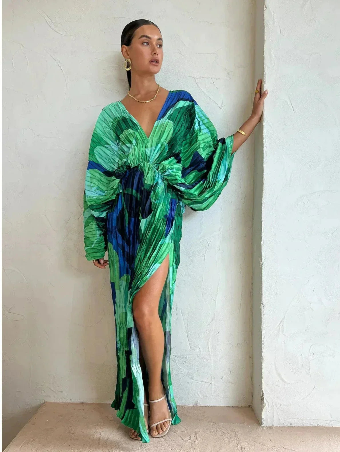 Eva Pleated and Elegant Dress