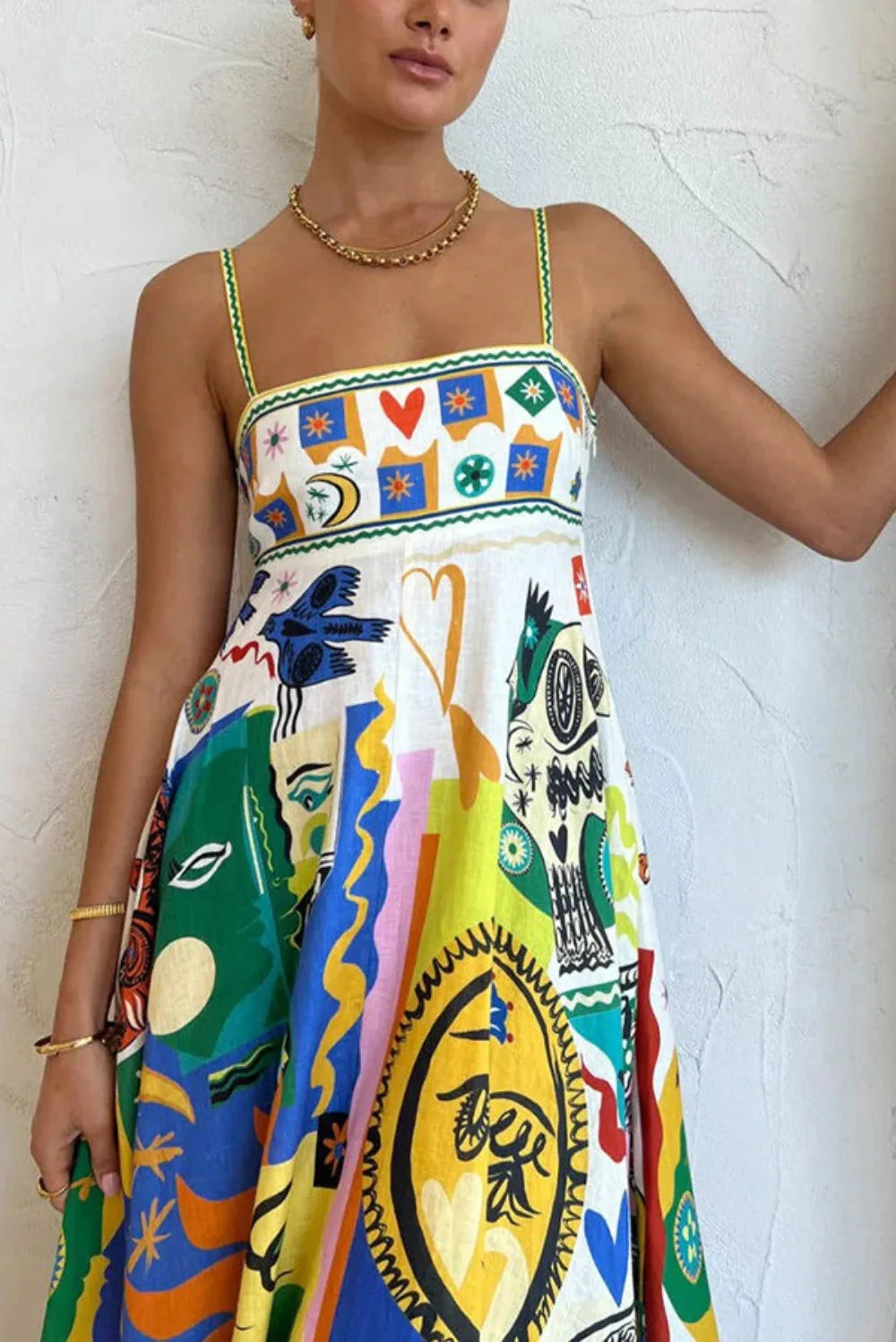 Grecia Dress Colourful and Fresh