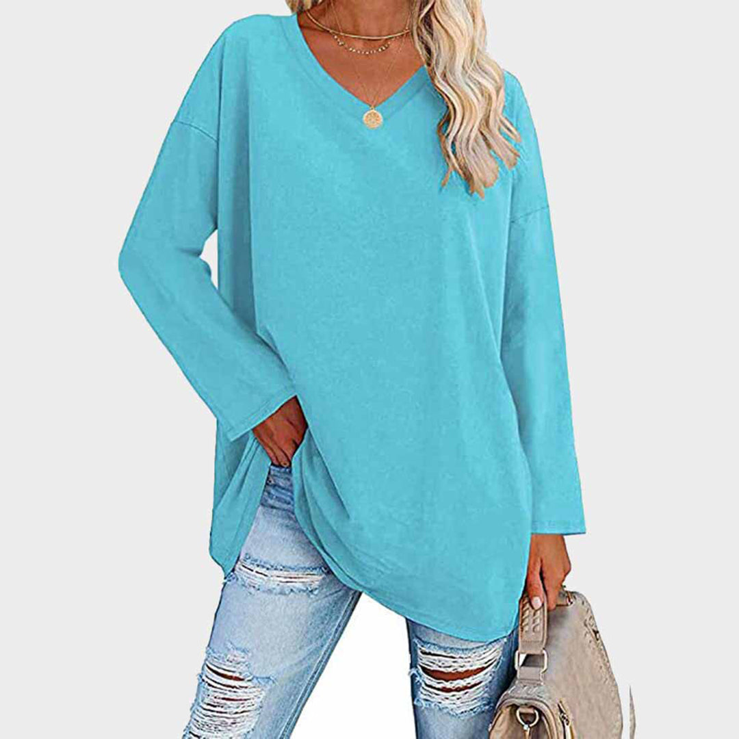 Fashion Street | Elegant Women's Top with Long Sleeves