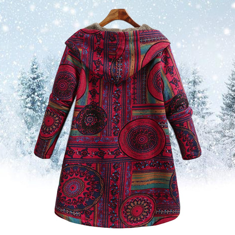 Jacket with hood florale - camryn