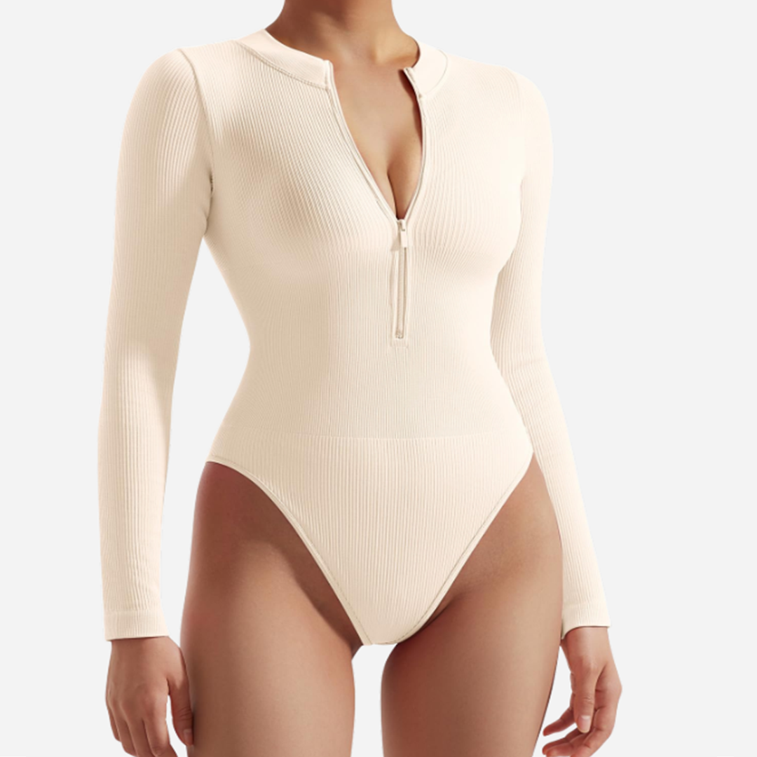 Snatching Zipper Bodysuit