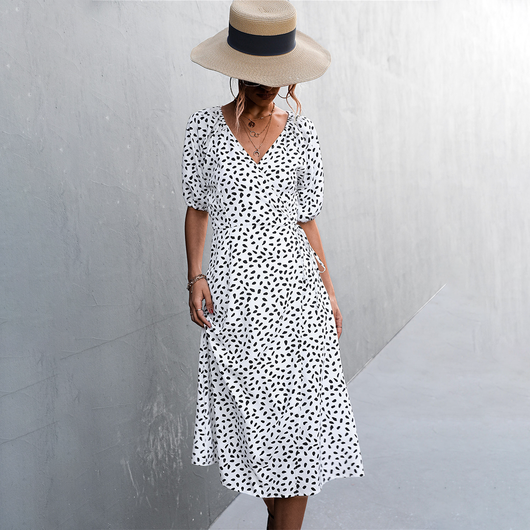 Georgia - V-neck dress - Casual - Timeless Style - Ideal for Summer