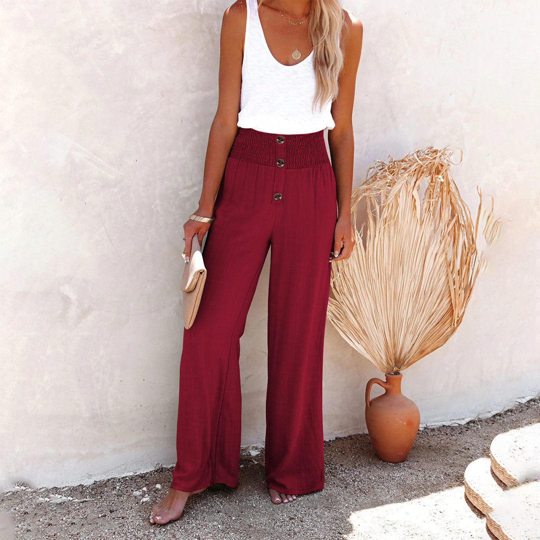 Hilla - High Waist Trousers