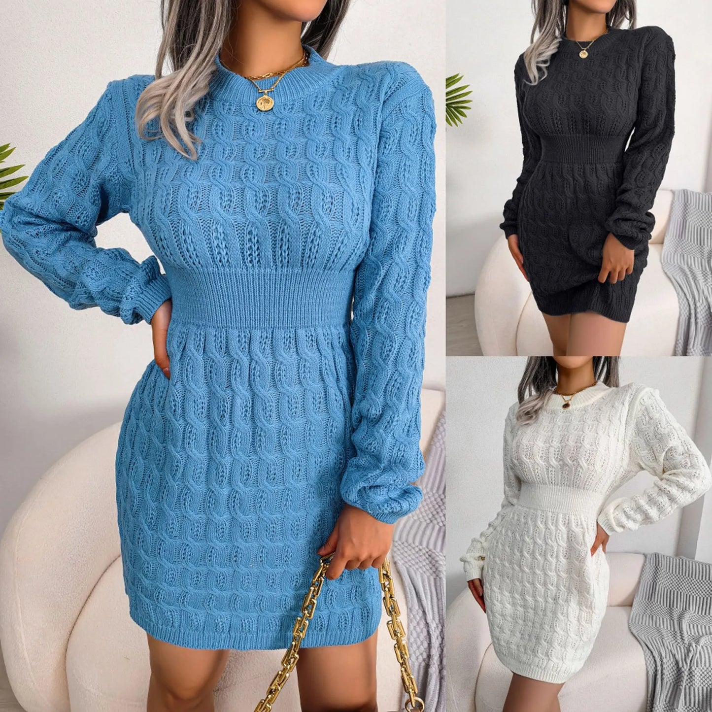 Mila – Knit Sweater Dress