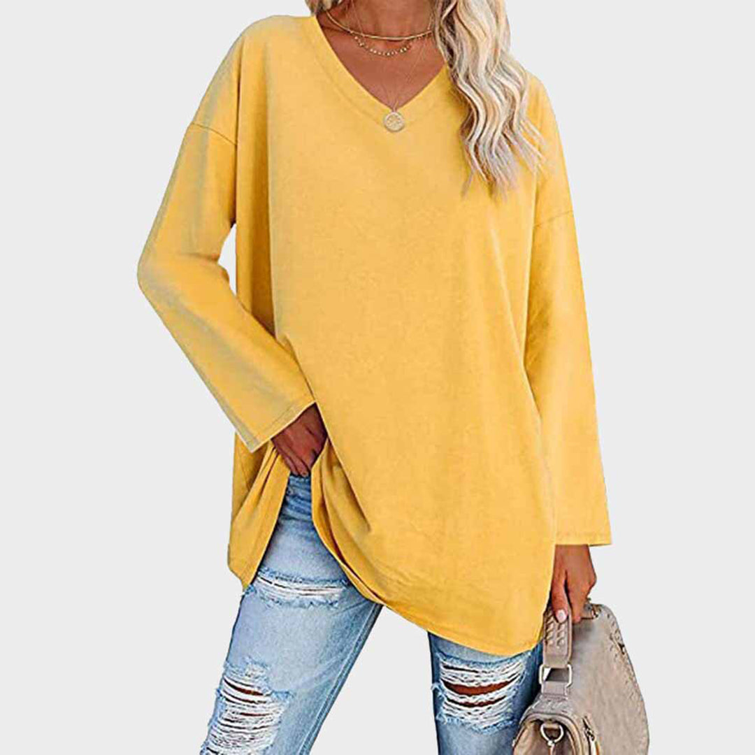 Fashion Street | Elegant Women's Top with Long Sleeves