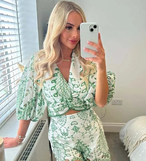 Victoria I New fashion embroidery two-piece set