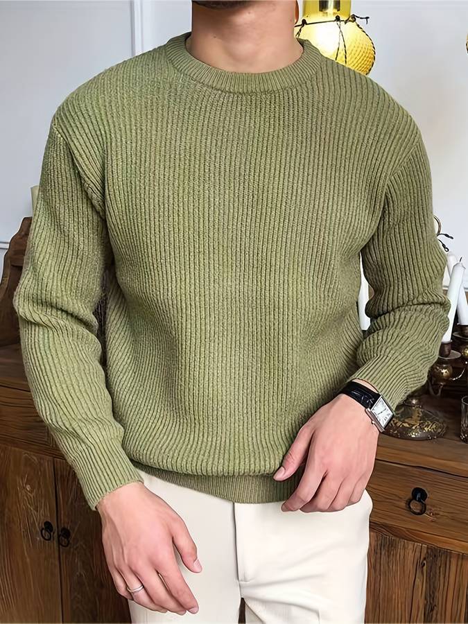 Men's knitted warm jumper